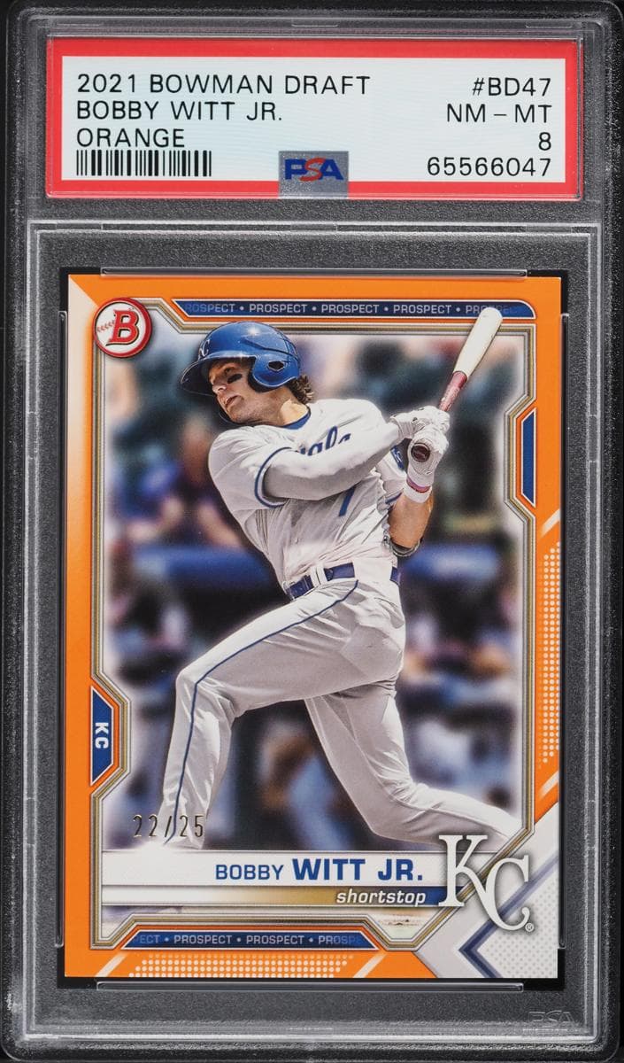 Bobby Witt Jr. 2021 bowman Bowman Draft
