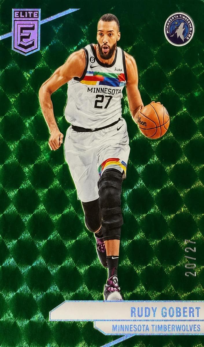 Rudy Gobert 2023 panini Donruss Elite