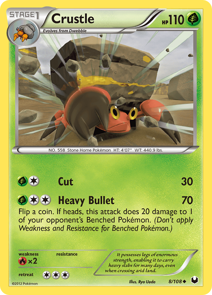 Crustle 2012 Pokemon Dark Explorers