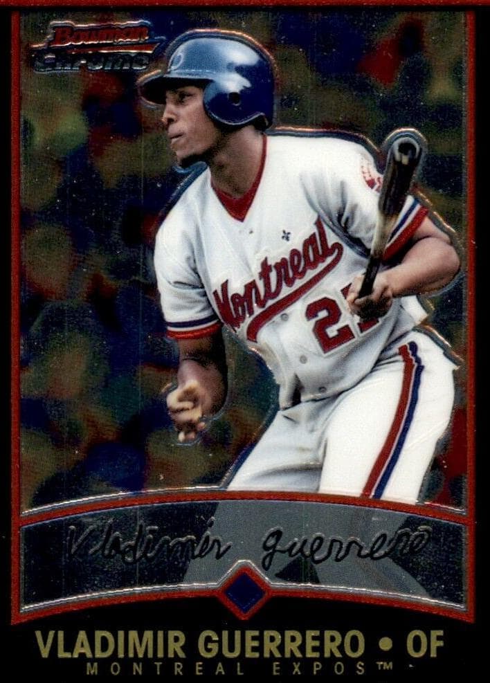 Vladimir Guerrero 2001 bowman Bowman Chrome