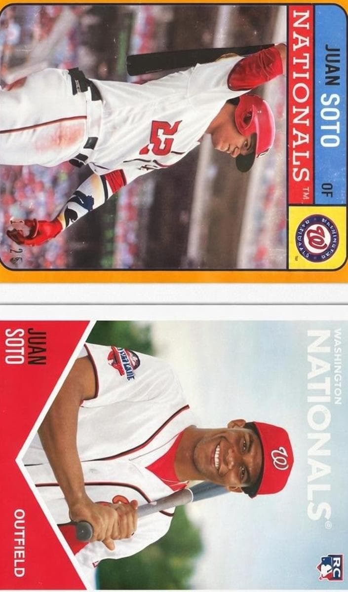 Juan Soto 2018 topps 582 Montgomery