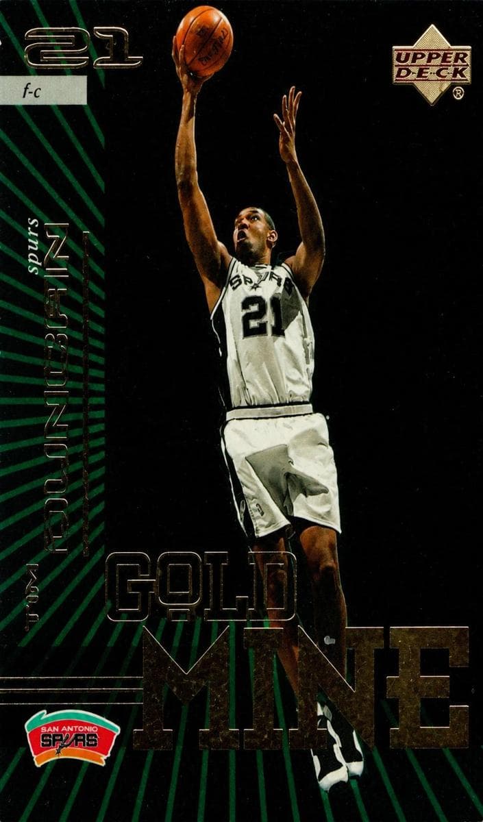 Tim Duncan 1999 upper-deck Gold Reserve