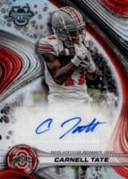 Carnell Tate trading card