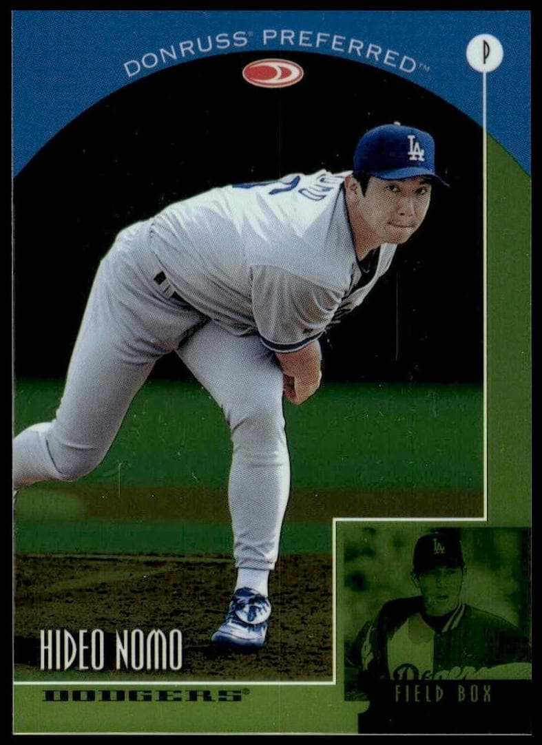 Hideo Nomo 1998 panini Donruss Collections
