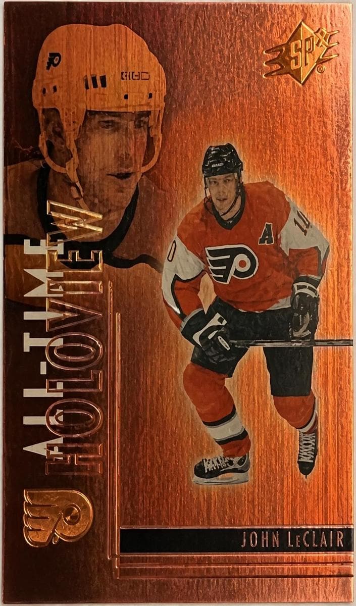 John LeClair trading card