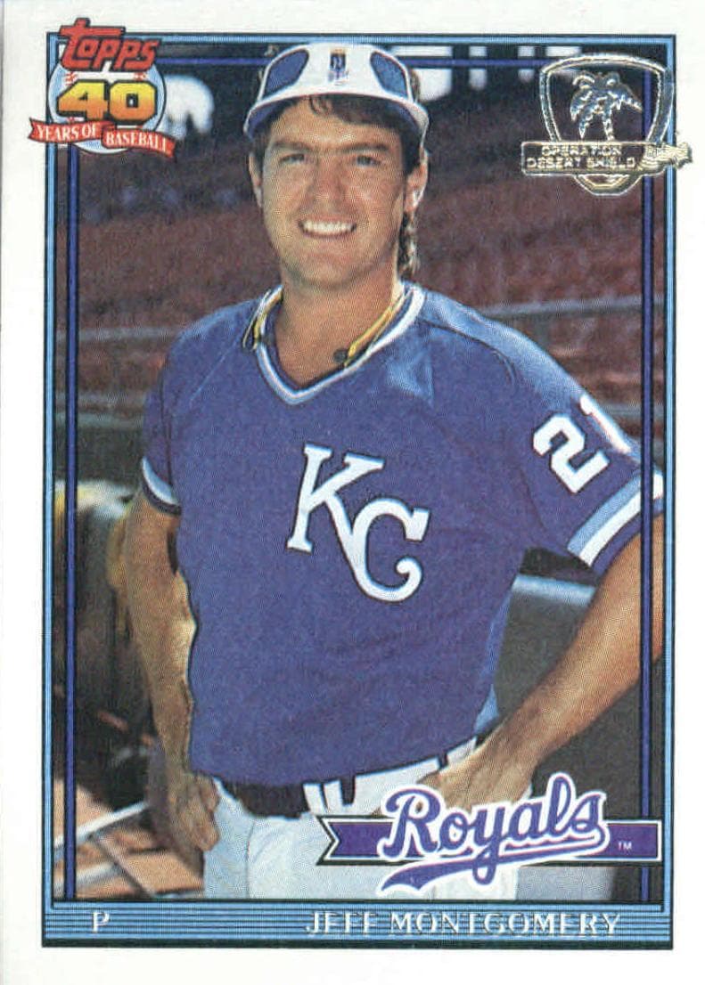 Jeff Montgomery 1991 topps Topps