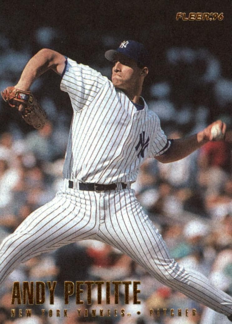 Andy Pettitte 1996 fleer Fleer