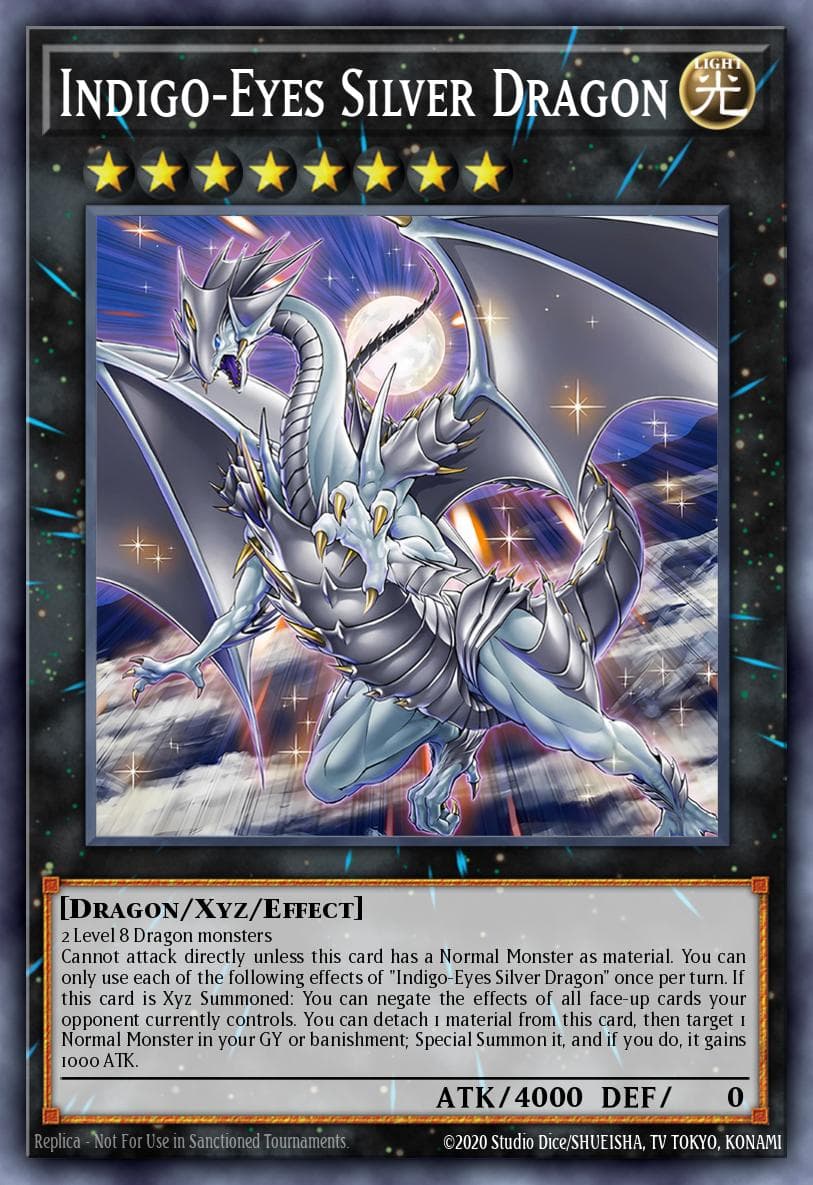 Indigo-Eyes Silver Dragon 2025 Yu-Gi-Oh! Structure Deck: Blue Eyes White Destiny
