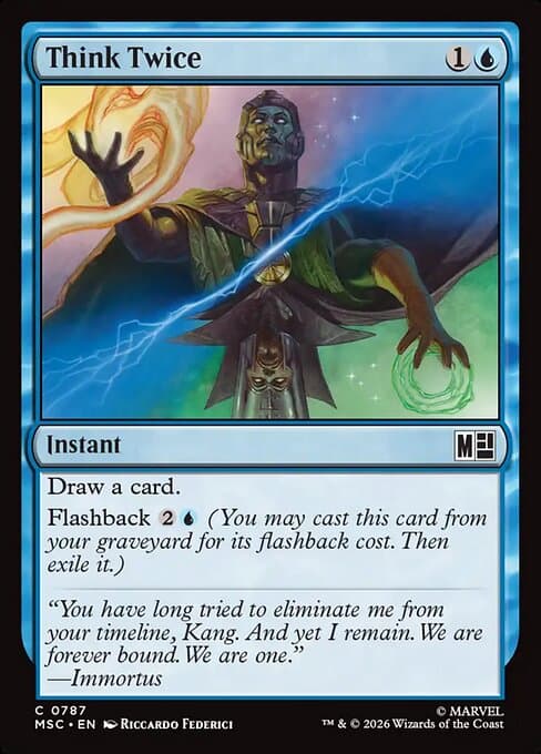 Think Twice 2019 Magic: The Gathering Commander 2019
