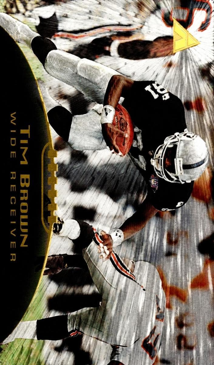 Tim Brown 1995 unknown Pinnacle Football Trophy Collection