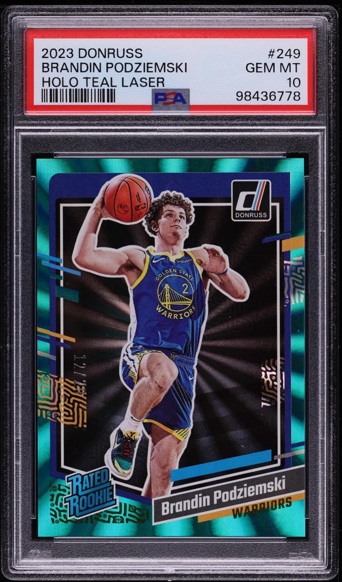 Brandin Podziemski 2023 panini Donruss