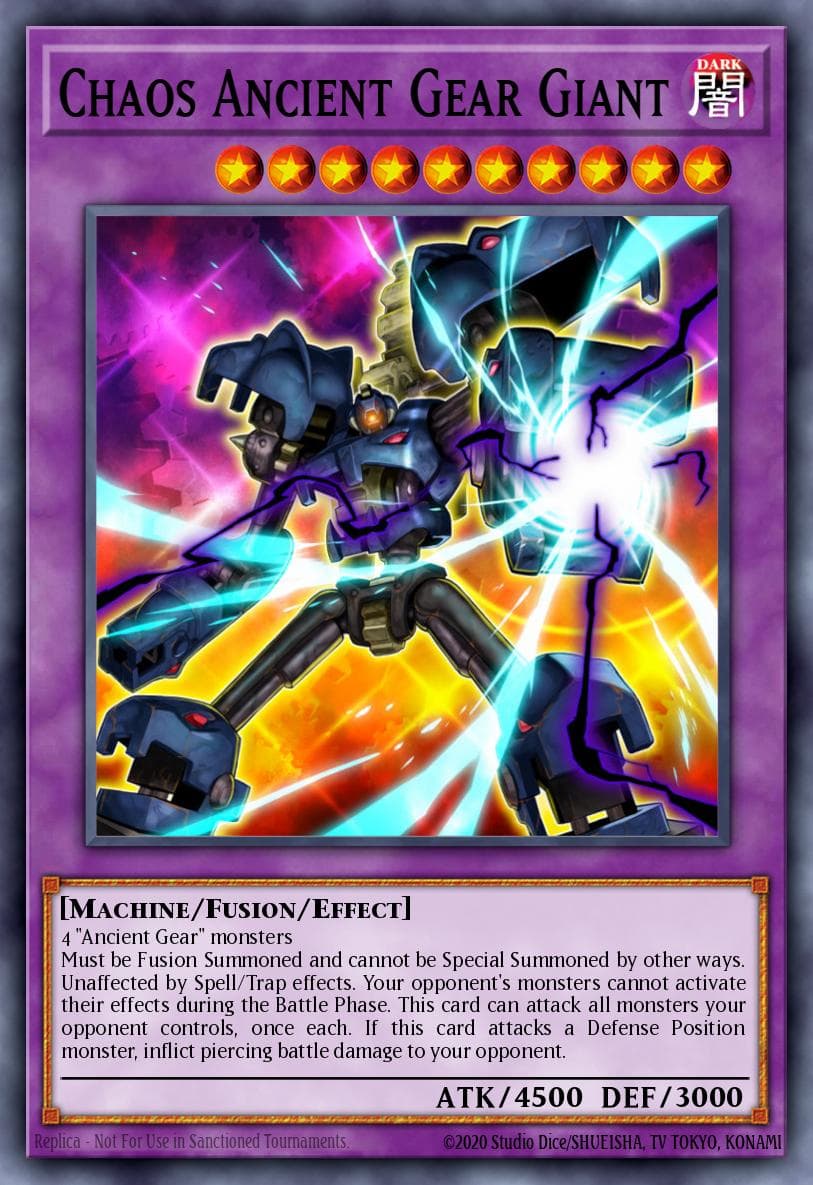 Chaos Ancient Gear Giant 2016 Yu-Gi-Oh!
