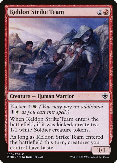 Keldon Strike Team 2022 Magic: The Gathering Dominaria United