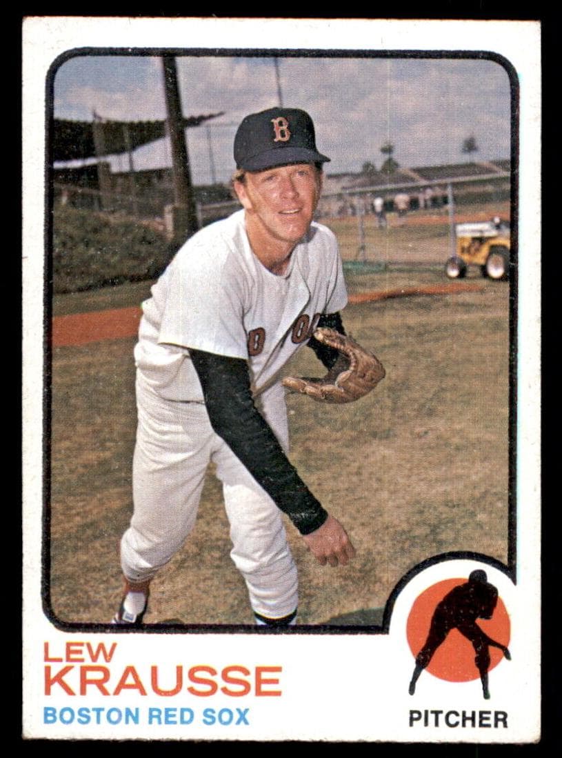 Lew Krausse 1973 topps Topps