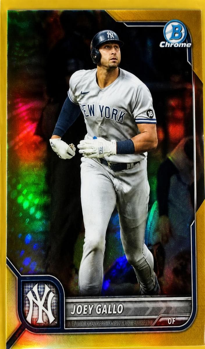 Joey Gallo 2022 bowman Bowman Chrome