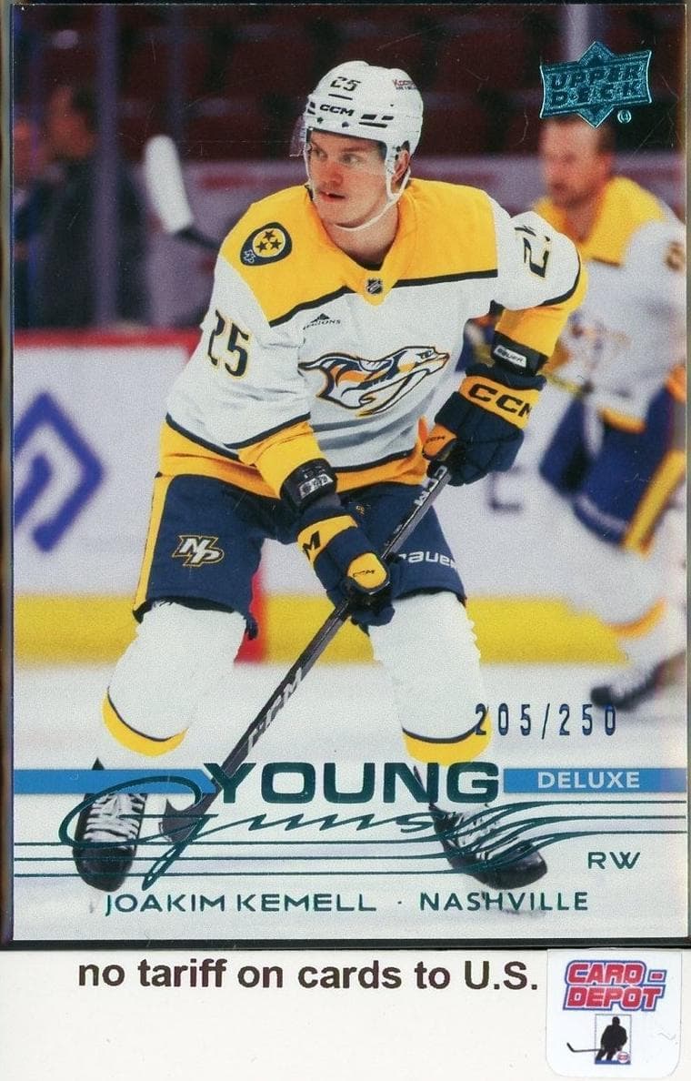 Joakim Kemell 2025 Upper Deck rookie card