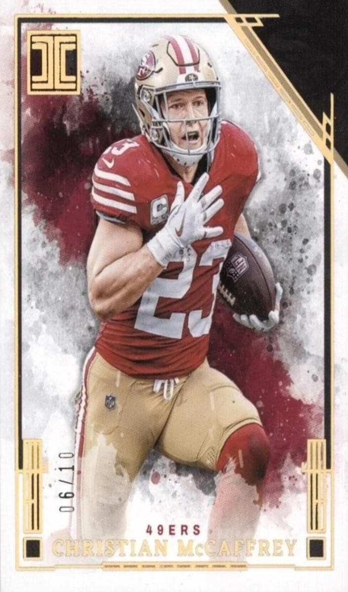 Christian McCaffrey 2025 panini Panini Impeccable