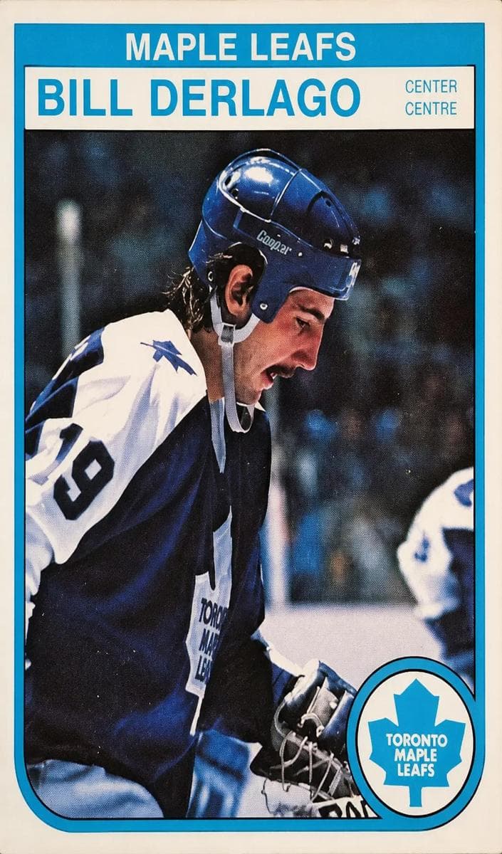 Bill Derlago trading card
