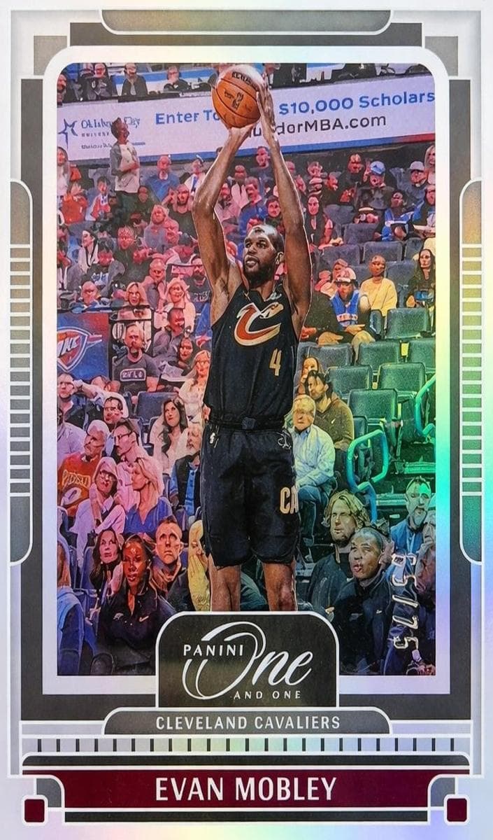 Evan Mobley 2024 panini Panini One and One