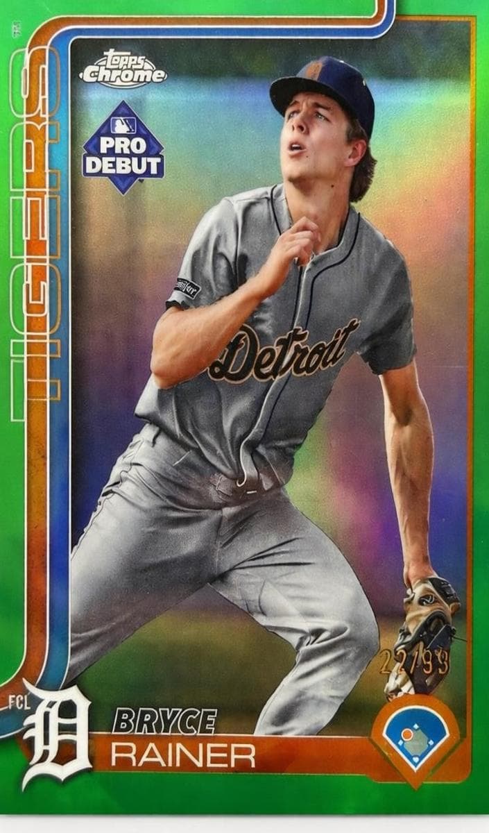 Bryce Rainer 2025 topps Topps Pro Debut