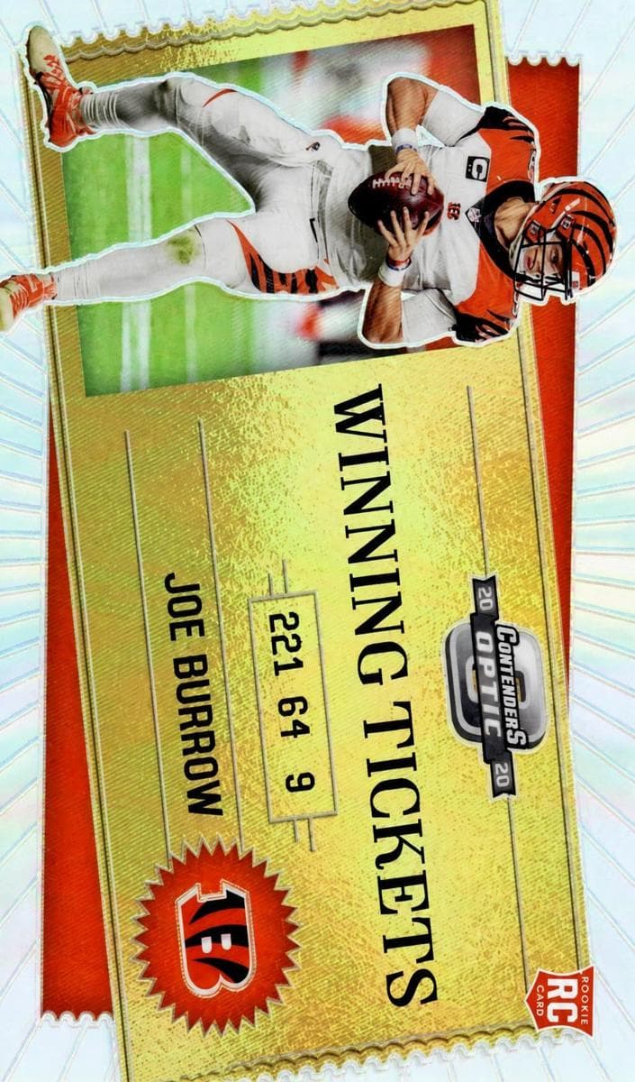 Joe Burrow 2020 panini Panini Contenders Optic