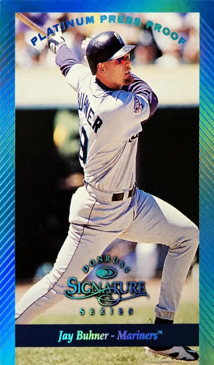 Jay Buhner 1997 panini Donruss Signature Series