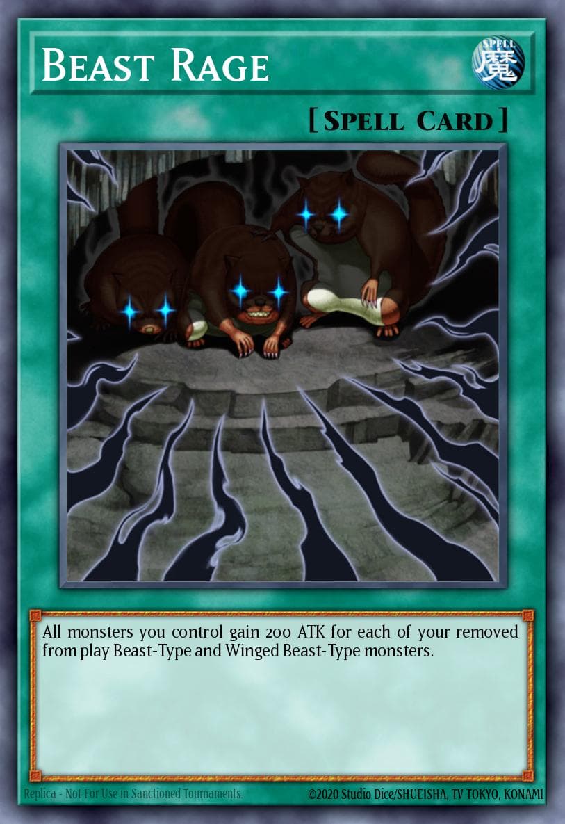 Beast Rage 2010 Yu-Gi-Oh! Duelist Revolution