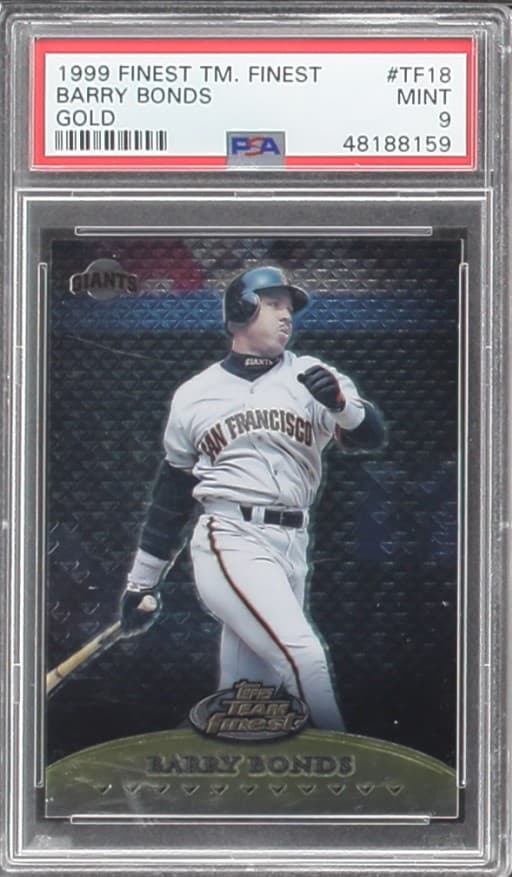 Barry Bonds 1999 unknown Finest