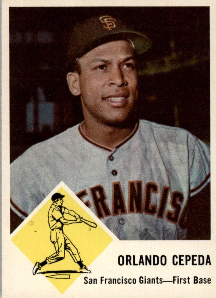 Orlando Cepeda 1963 fleer Fleer