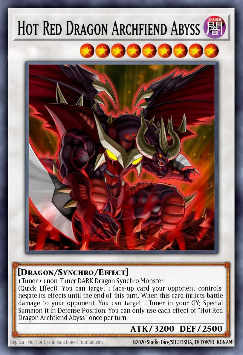 Hot Red Dragon Archfiend Abyss 2021 Yu-Gi-Oh!