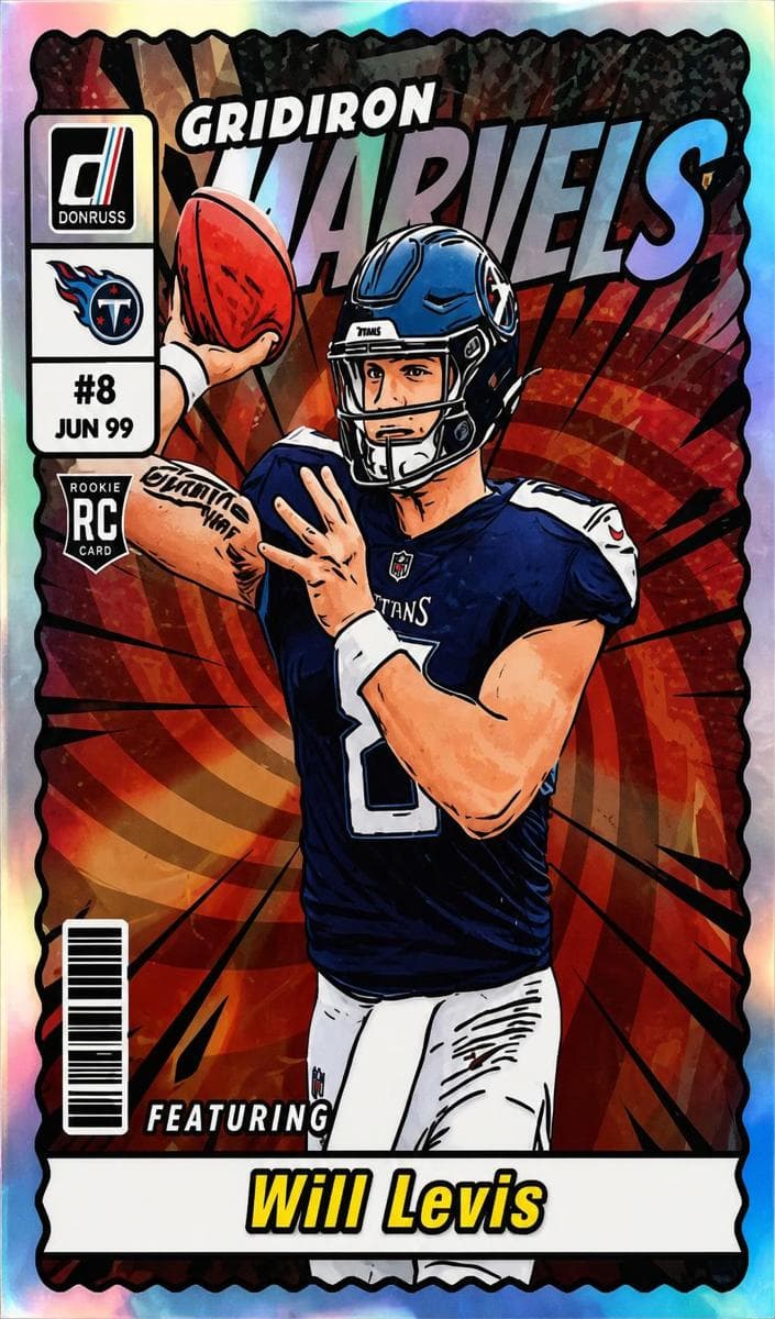 Will Levis 2023 panini Panini Donruss