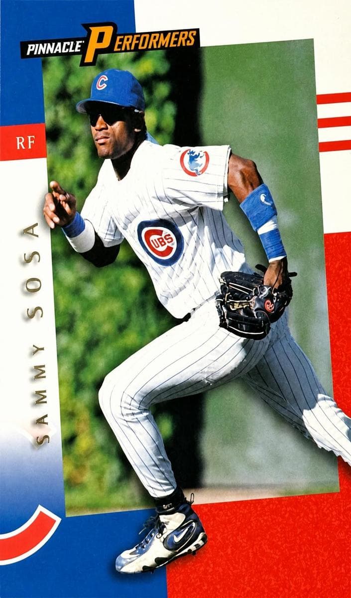 Sammy Sosa 1998 unknown Pinnacle Performers