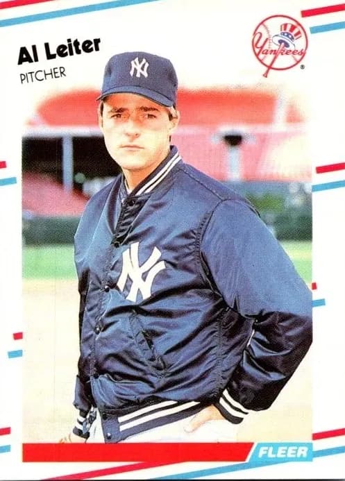 Al Leiter 1988 fleer