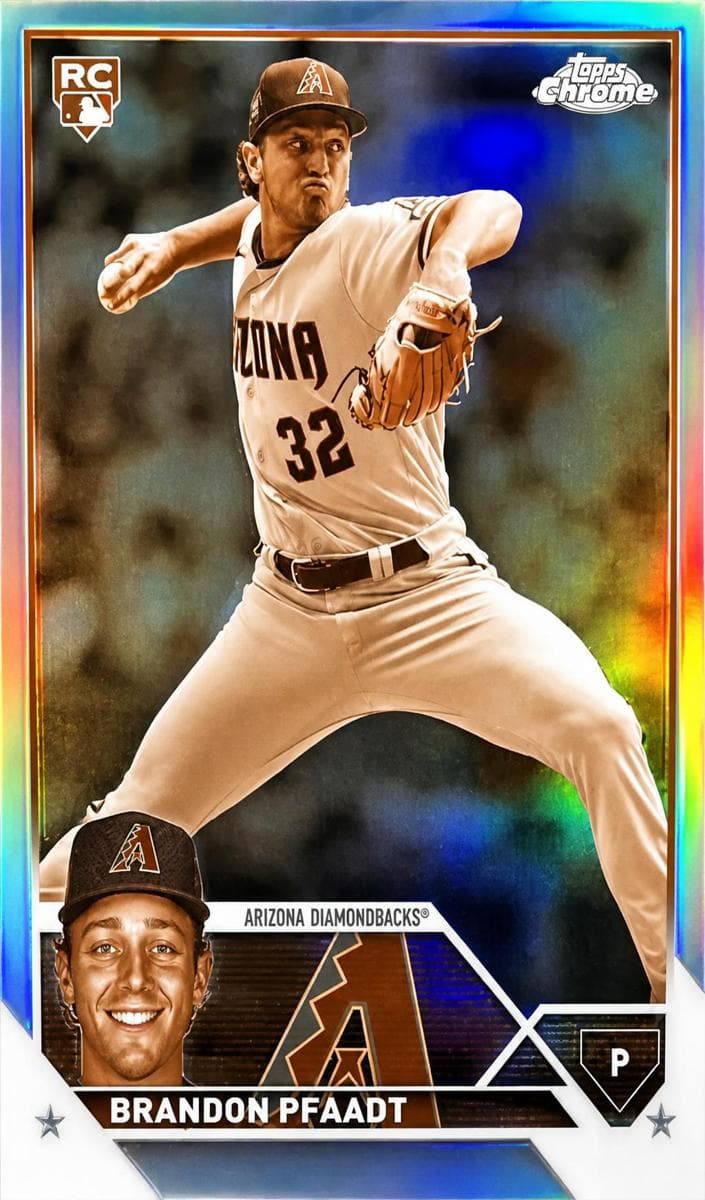 Brandon Pfaadt 2023 topps Topps Chrome Update