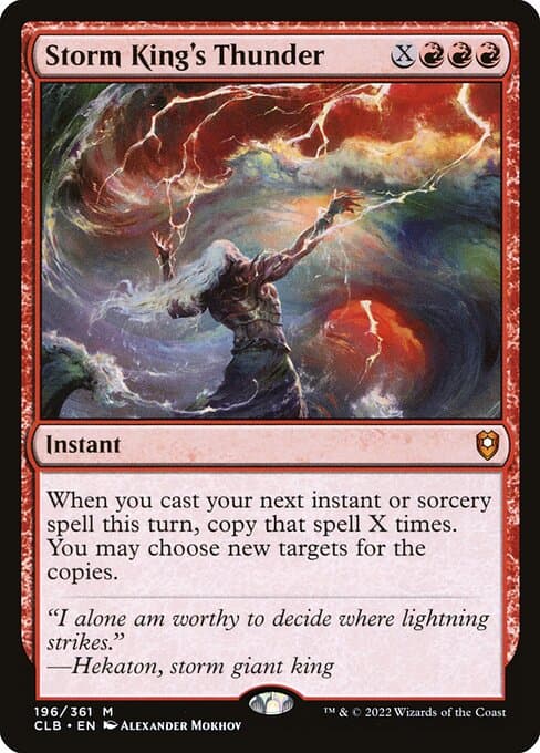 Storm King's Thunder 2022 Magic: The Gathering Commander Legends: Battle for Baldur's Gate