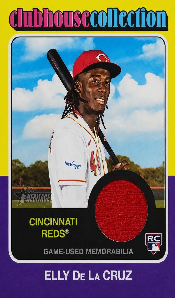 Elly De La Cruz 2024 topps Topps Heritage
