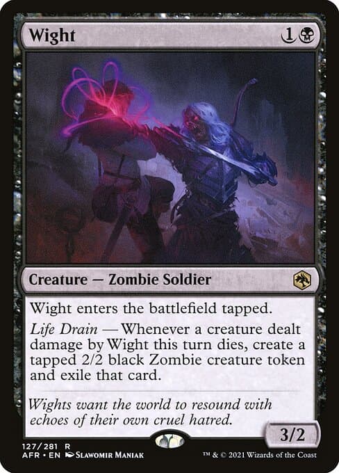 Wight 2021 Magic: The Gathering Adventures in the Forgotten Realms