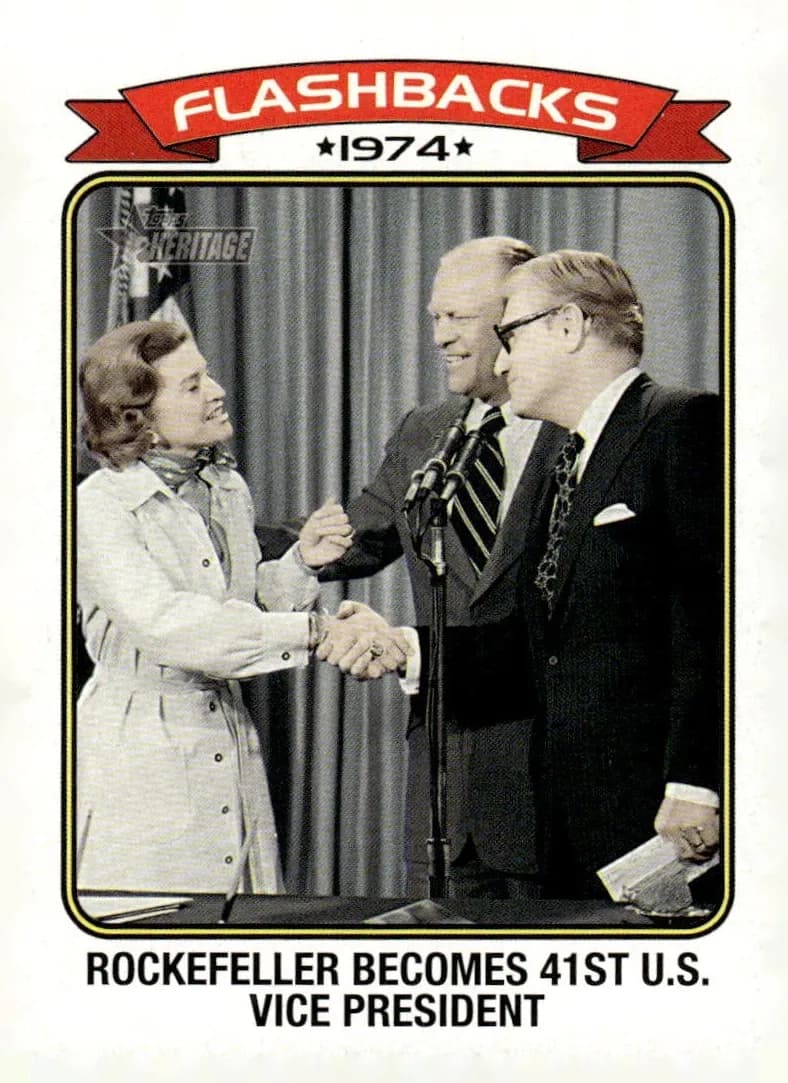 Nelson Rockefeller trading card