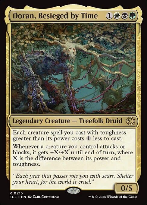 Doran, Besieged by Time 2026 Magic: The Gathering Lorwyn Eclipsed
