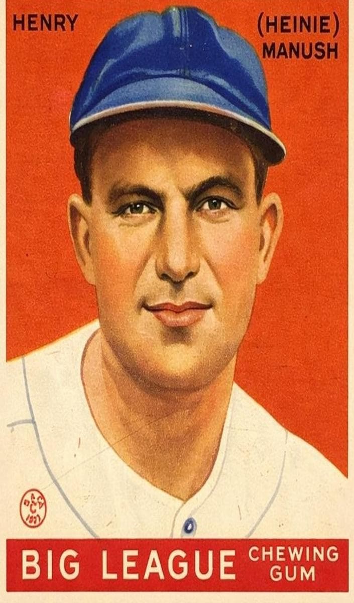 Henry “Heinie” Manush 1933 unknown Goudey