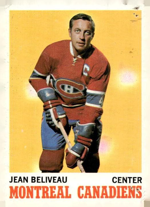 Jean Beliveau 1970 topps Topps