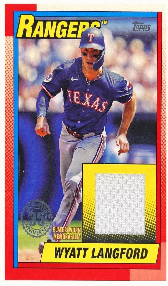 Wyatt Langford 2025 topps Topps