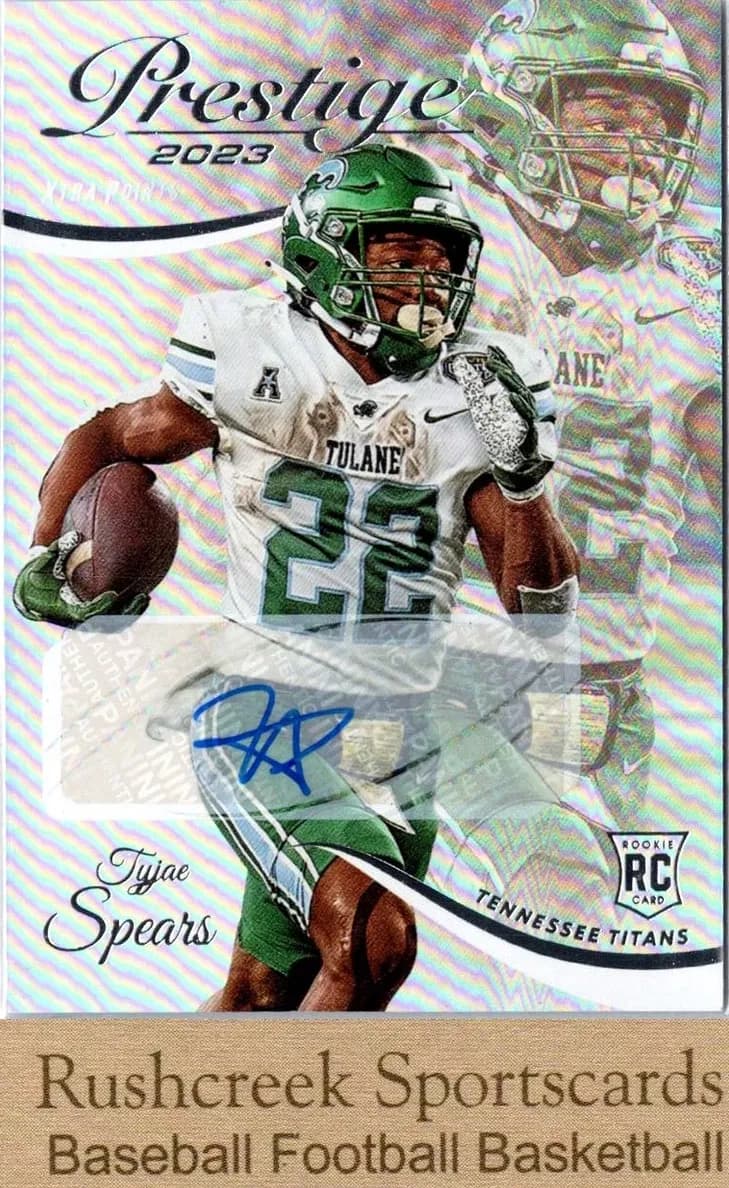 Tyjae Spears 2023 panini Panini Prestige