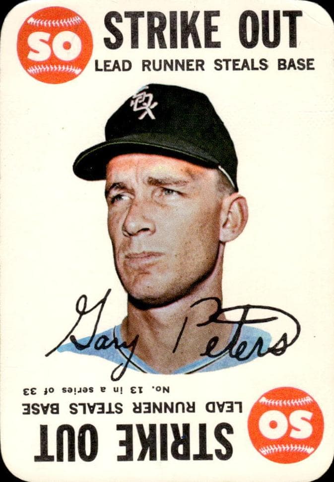 Gary Peters 1968 topps