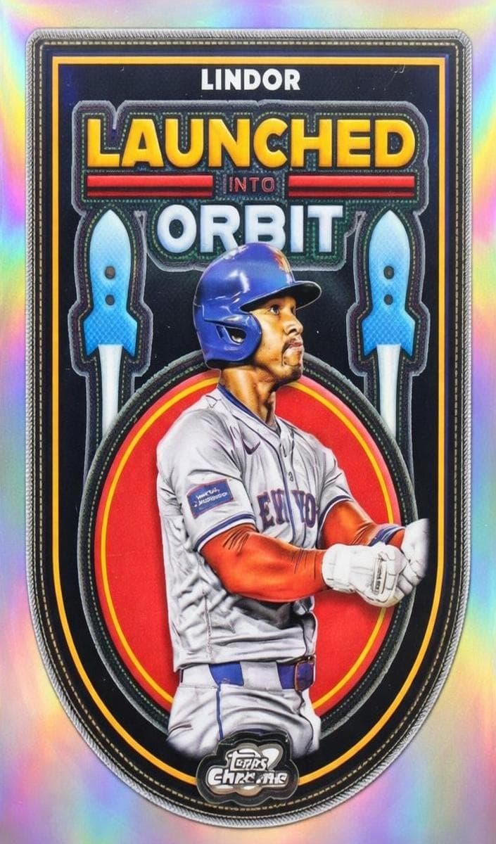 Francisco Lindor 2025 topps Topps Cosmic Chrome