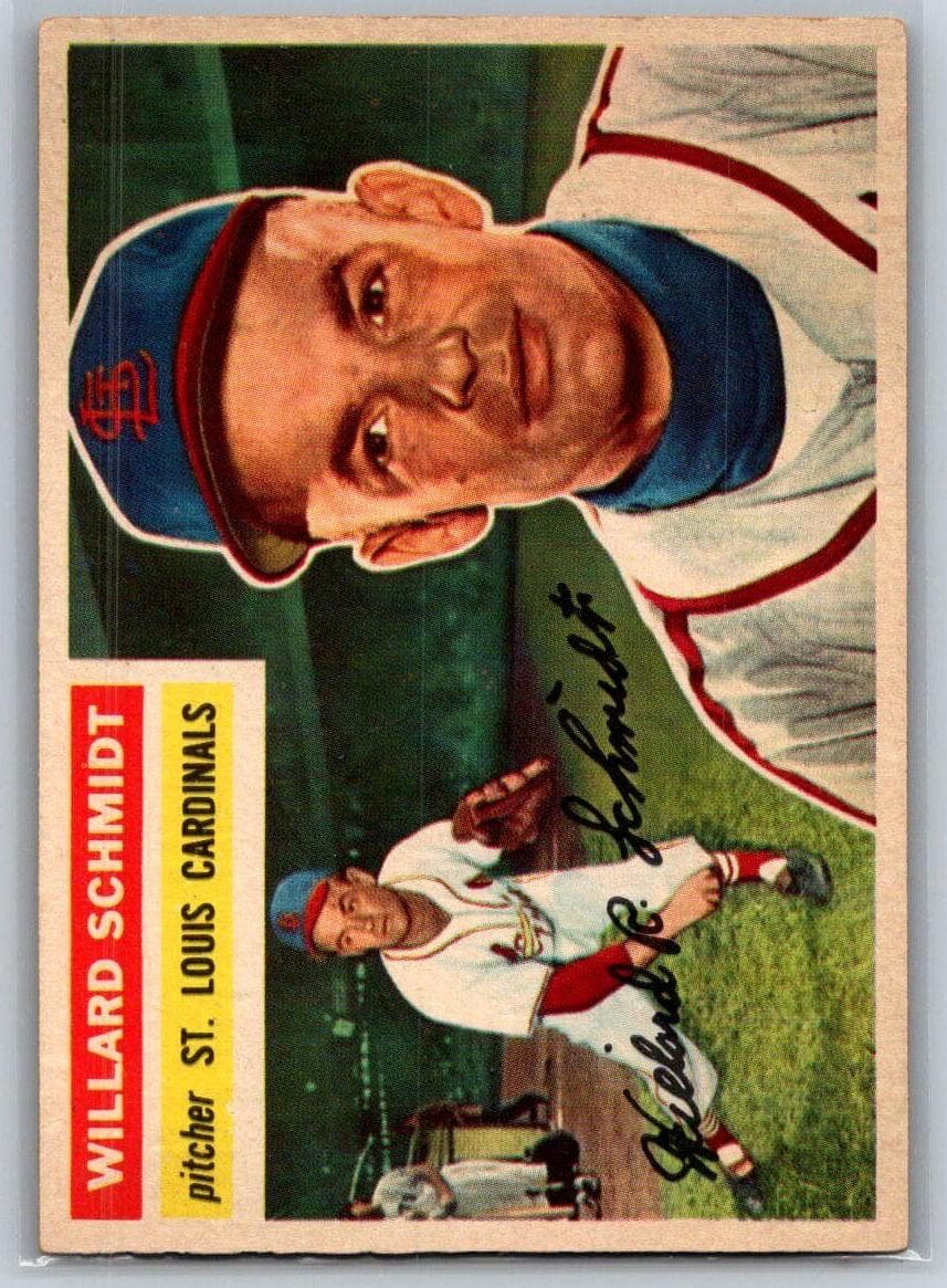 Willard Schmidt 1956 topps Topps