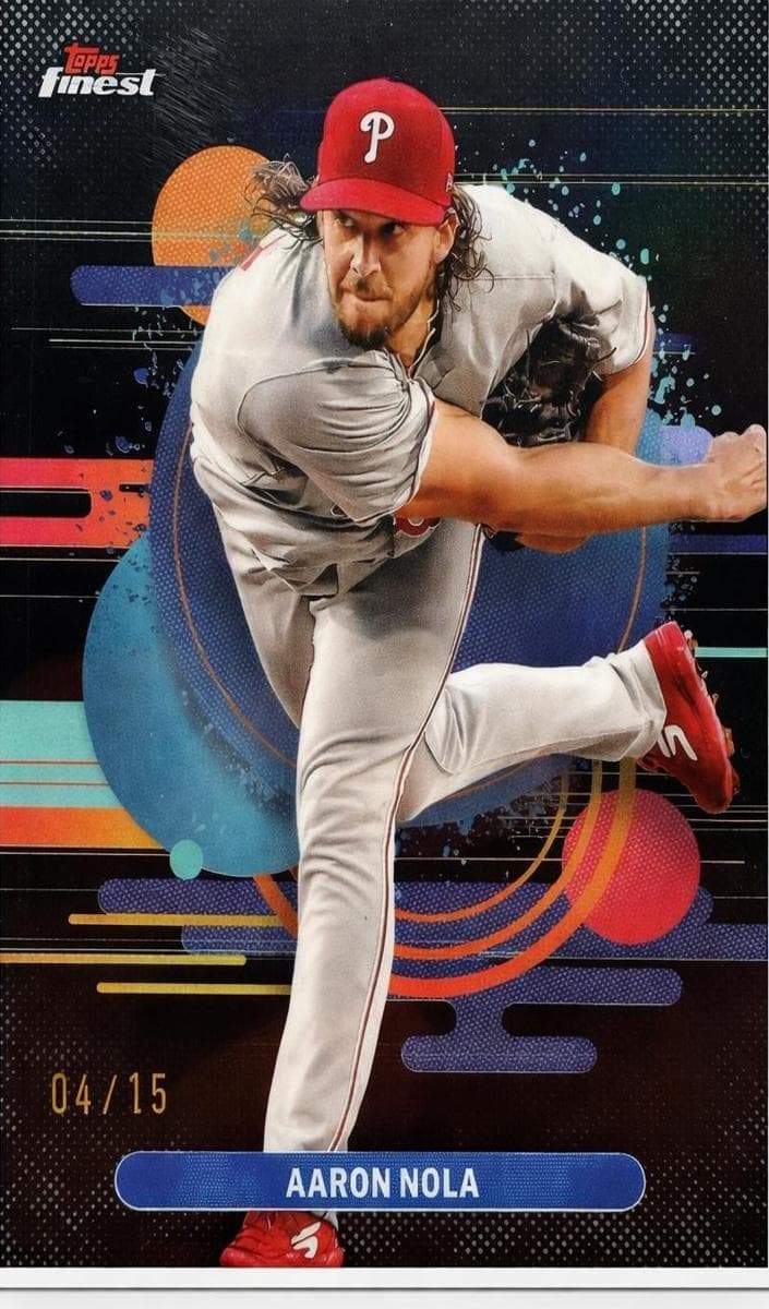 Aaron Nola trading card