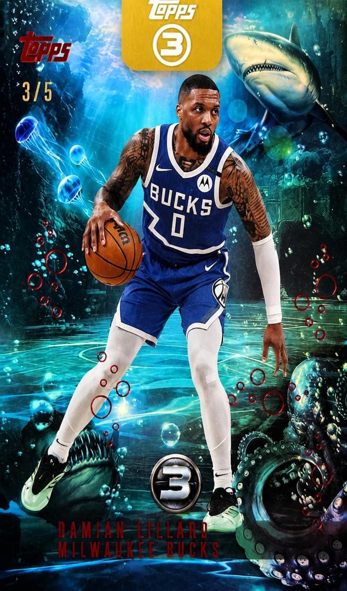 Damian Lillard 2025 topps Topps 3