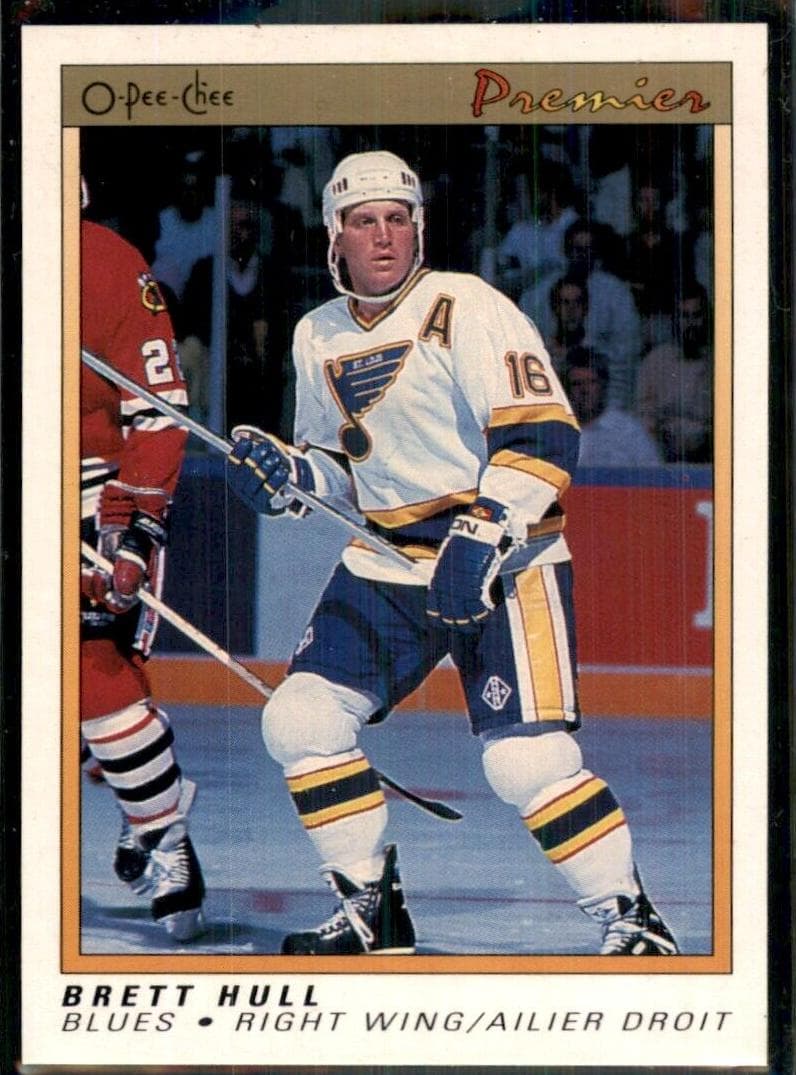 Brett Hull 1990 topps