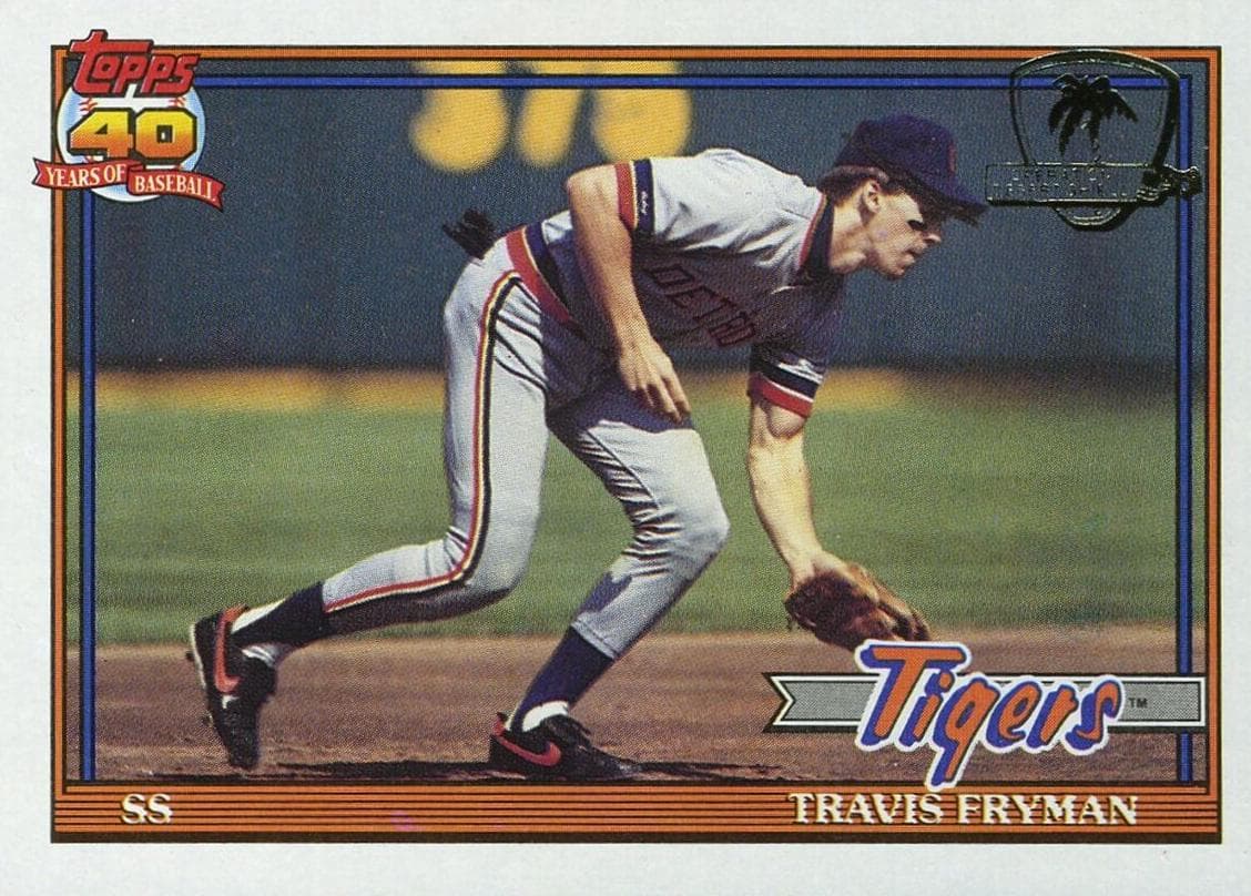 Travis Fryman 1991 topps Topps